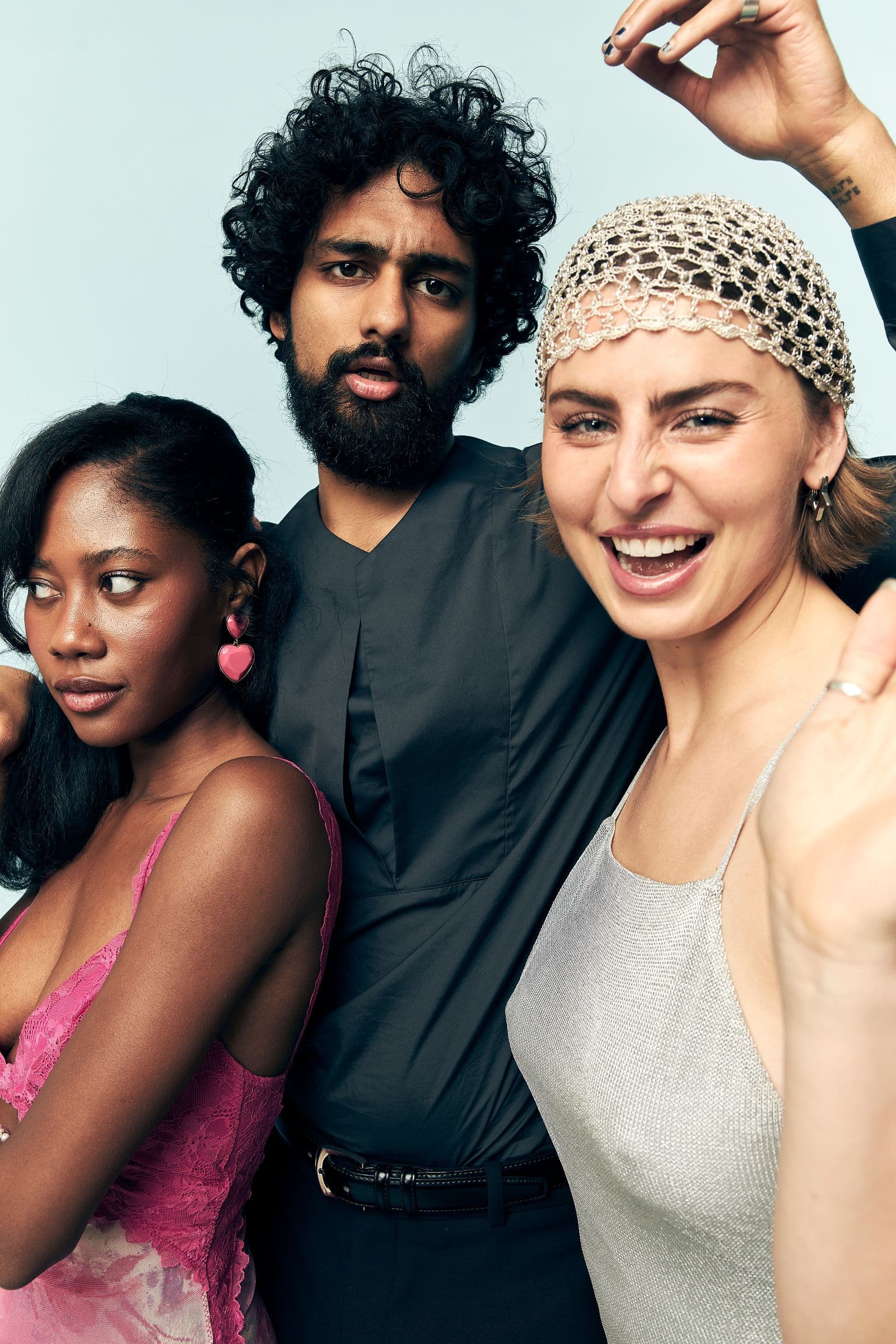 Composed group portrait at event